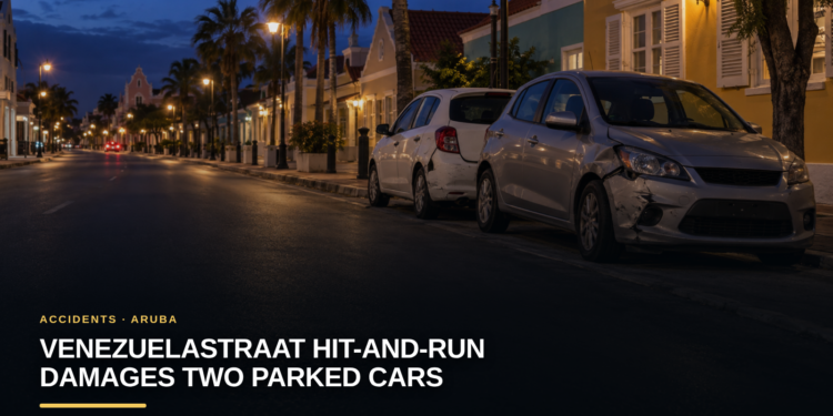 Venezuelastraat Hit-and-Run Damages Two Parked Cars