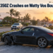 Nissan 350Z Crashes on Watty Vos Boulevard Nissan 350Z Crashes on Watty Vos Boulevard