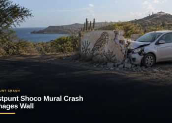 Westpunt Shoco Mural Crash Damages Wall