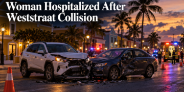 Woman Hospitalized After Weststraat Collision