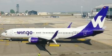 Wingo aircraft serving Colombia-Aruba routes