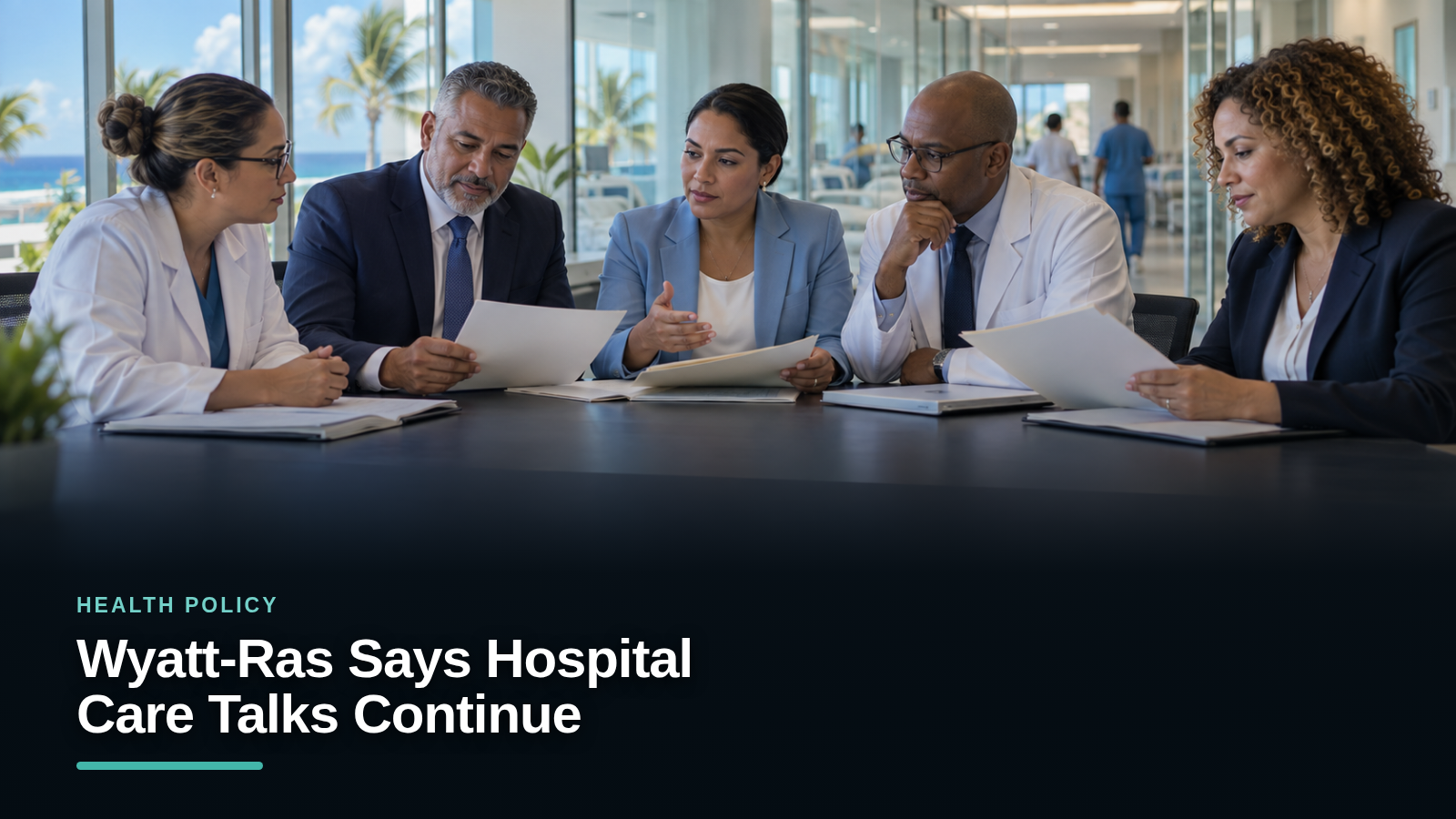 Wyatt-Ras Says Hospital Care Talks Continue