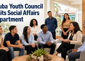 Aruba Youth Council Visits Social Affairs Department