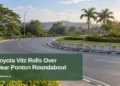 Toyota Vitz Rolls Over Near Ponton Roundabout — ArubaNews.ca featured image