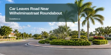 Car Leaves Road Near Wilhelminastraat Roundabout Car Leaves Road Near Wilhelminastraat Roundabout — ArubaNews.ca featured image