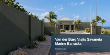 Van der Burg Visits Savaneta Marine Barracks — ArubaNews.ca featured image