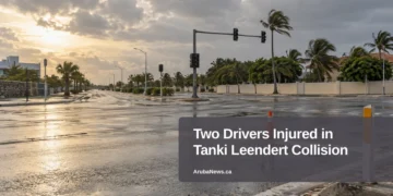 Two Drivers Injured in Tanki Leendert Collision Two Drivers Injured in Tanki Leendert Collision — ArubaNews.ca featured image
