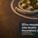 Driver Hospitalized After Bushiri Roundabout Crash Editorial illustration of a miniature roundabout model with a generic car; not a map or photograph of the Bushiri crash.