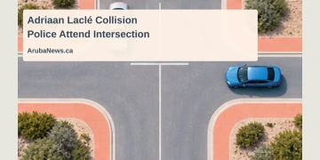 Conceptual editorial illustration of cars at a generic intersection; not a reconstruction or photograph of the Adriaan Laclé collision.