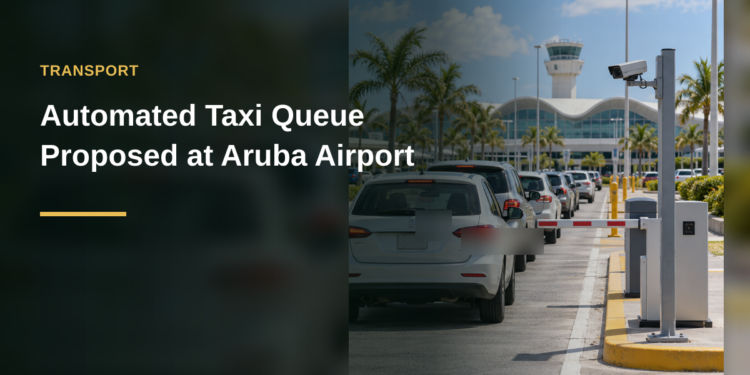 Automated Taxi Queue Proposed at Aruba Airport Automated Taxi Queue Proposed at Aruba Airport