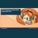 Conceptual editorial illustration: Warm paper-cut illustration of protective adult hands surrounding a small abstract house and school supplies; no children or identifiable people