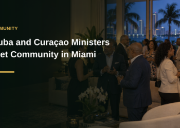 Aruba and Curaçao Ministers Meet Island Community in Miami