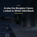 Aruba Kia Burglary Cases Linked to White Hatchback