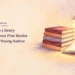 Aruba Library Receives Five Books From Young Author Conceptual editorial illustration of unmarked books and a reading lamp; not the cover of Maikel na Regatta 2026, the actual donated copies, or a photograph of the young author.