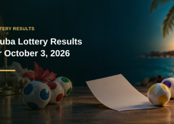 Aruba Lottery Results for October 3, 2026
