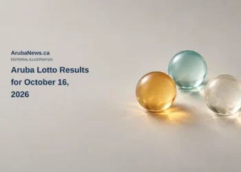 Conceptual still life of three unmarked amber, turquoise and clear glass spheres; not official lottery balls, equipment or winning-number evidence.