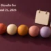 Aruba Lotto Results for October 20 and 21, 2026 Conceptual illustration of five blank colored wooden spheres and two blank calendar tiles on a plum desk, not actual lottery results, with the article headline, ArubaNews.ca branding and editorial-illustration label.