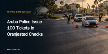 Aruba Police Issue 100 Tickets in Oranjestad Checks Aruba Police Issue 100 Tickets in Oranjestad Checks