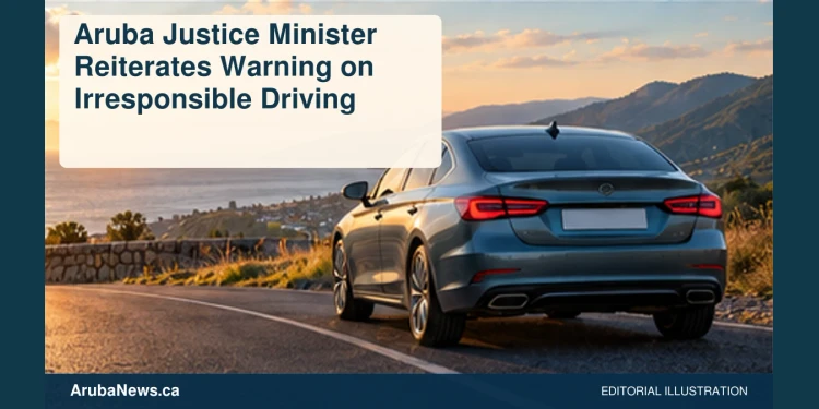 Conceptual editorial illustration of an unbranded parked car beside an empty road, not a photograph of an incident.