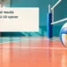 Synergy Wins U-19 Opener as Aruba Volleyball Season Gets Underway Conceptual editorial illustration of a volleyball and net on a generic empty court; not a photograph of the AVA matches.