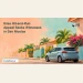 Ibisa Hit-and-Run Appeal Seeks Witnesses in San Nicolas Conceptual editorial illustration of an undamaged parked car and a home security camera on a quiet tropical residential street; no actual incident is depicted.