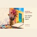 Editorial illustration of paintbrushes and a sketchbook beside imagined colourful facades, representing the San Nicolas artist call rather than a finished street intervention.