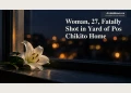 Memorial editorial illustration of a white flower on a dark windowsill; not the Pos Chikito home or crime scene.