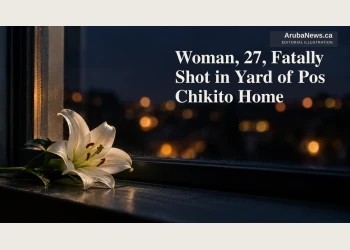 Memorial editorial illustration of a white flower on a dark windowsill; not the Pos Chikito home or crime scene.