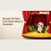 Paper-cut editorial illustration of a small empty stage with a generic panda-shaped cutout; not the official show design.