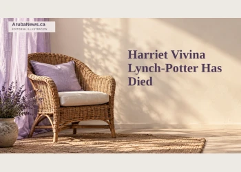Memorial editorial illustration of an empty wicker chair beside a softly lit curtain.