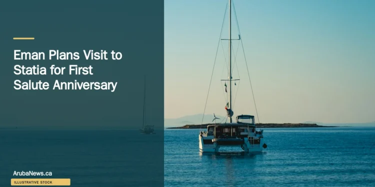 Illustrative stock photograph for “Eman Plans Visit to Statia for First Salute Anniversary”: Sailboat at sea; illustrative stock, not the actual Statia visit. Photograph by Michael Lock via Unsplash. This is not a photograph of the specific Aruba news event.