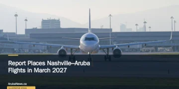 Illustrative stock photograph for “Report Places Nashville–Aruba Flights in March 2027”: Airplane on airport runway; illustrative stock, not the specific Aruba flight. Photograph by Sevcan Alkan via Unsplash. This is not a photograph of the specific Aruba news event.