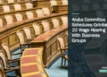 Illustrative stock photograph for “Aruba Committee Schedules October 22 Wage Hearing With Business Groups”: Volksvertretung oder Nationalrat. Representation of the people or National Council.  Photograph by Hansjörg Keller via Unsplash. This is not a photograph of the specific Aruba news event.