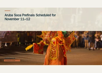 Illustrative stock photograph for “Aruba Soca Prefinals Scheduled for November 11–12”: Carnival performer at Chaguanas Carnaval in Trinidad and Tobago; Caribbean illustrative stock, not Aruba's Soca Prefinals. Photograph by Anton Acosta via Unsplash. This is not a photograph of the specific Aruba news event.