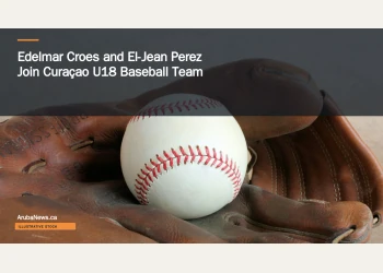 Illustrative stock photograph for “Edelmar Croes and El-Jean Perez Join Curaçao U18 Baseball Team”: Baseball glove and ball; illustrative sport stock, not the named team. Photograph by Sharon Waldron via Unsplash. This is not a photograph of the specific Aruba news event.