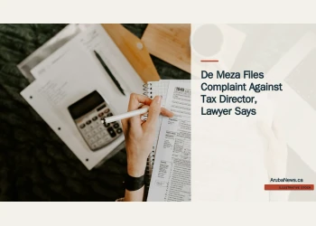 Illustrative stock photograph for “De Meza Files Complaint Against Tax Director, Lawyer Says”: Financial paperwork; illustrative legal-process stock, not actual complaint files. Photograph by Kelly Sikkema via Unsplash. This is not a photograph of the specific Aruba news event.