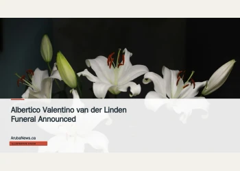 Illustrative stock photograph for “Albertico Valentino van der Linden Funeral Announced”: a group of white flowers Photograph by Bernd 📷 Dittrich via Unsplash. This is not a photograph of the specific Aruba news event.