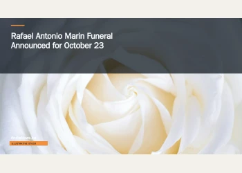 Illustrative stock photograph for “Rafael Antonio Marin Funeral Announced for October 23”: Gorgeous white rose Photograph by Galina N via Unsplash. This is not a photograph of the specific Aruba news event.