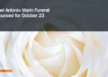Illustrative stock photograph for “Rafael Antonio Marin Funeral Announced for October 23”: Gorgeous white rose Photograph by Galina N via Unsplash. This is not a photograph of the specific Aruba news event.