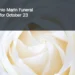 Rafael Antonio Marin Funeral Announced for October 23 Illustrative stock photograph for “Rafael Antonio Marin Funeral Announced for October 23”: Gorgeous white rose Photograph by Galina N via Unsplash. This is not a photograph of the specific Aruba news event.