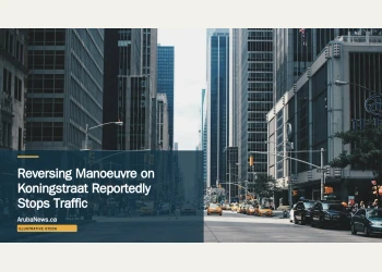 Illustrative stock photograph for “Reversing Manoeuvre on Koningstraat Reportedly Stops Traffic”: Crossing the street Photograph by Andrea Cau via Unsplash. This is not a photograph of the specific Aruba news event.
