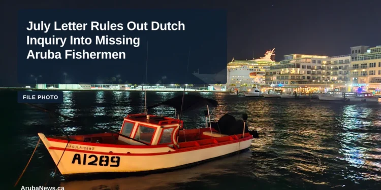 July Letter Rules Out Dutch Inquiry Into Missing Aruba Fishermen A small fishing boat at Schoenerhaven, Oranjestad; file photo, not the missing vessel Energy.