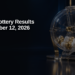 Aruba Lottery Results for October 12, 2026 Aruba Lottery Results for October 12, 2026