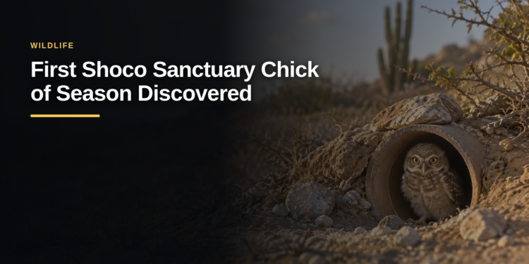 First Shoco Sanctuary Chick of Season Discovered