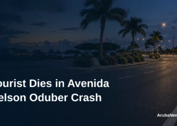 Tourist Dies in Avenida Nelson Oduber Crash