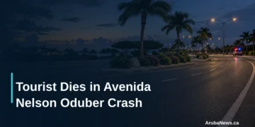 Tourist Dies in Avenida Nelson Oduber Crash