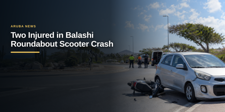 Two Injured in Balashi Roundabout Scooter Crash Two Injured in Balashi Roundabout Scooter Crash
