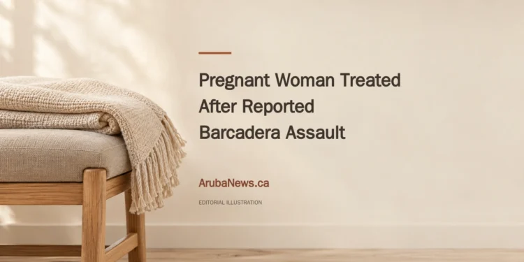 Conceptual editorial illustration of an empty bench and folded blanket, representing care and safety; not the reported assault scene.