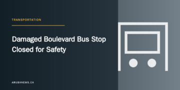 Damaged Boulevard Bus Stop Closed for Safety Damaged Boulevard Bus Stop Closed for Safety
