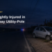Driver Lightly Injured in Cura Cabay Utility-Pole Crash Driver Lightly Injured in Cura Cabay Utility-Pole Crash